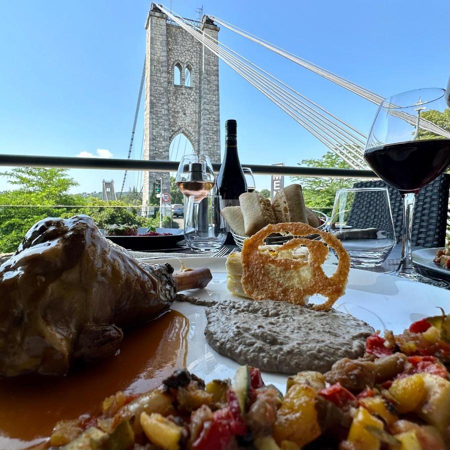 Logis Hotel Restaurant Bellevue Saint-Martin-dʼArdèche Εξωτερικό φωτογραφία